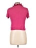 J.Crew Pink Short Sleeve Silk Top Size L - photo 2