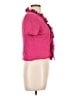 J.Crew Pink Short Sleeve Silk Top Size L - photo 4