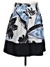BCBGMAXAZRIA 100% Silk Graphic Blue Silk Skirt Size 0 - photo 1