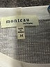 Monteau Silver Short Sleeve Top Size M - photo 7