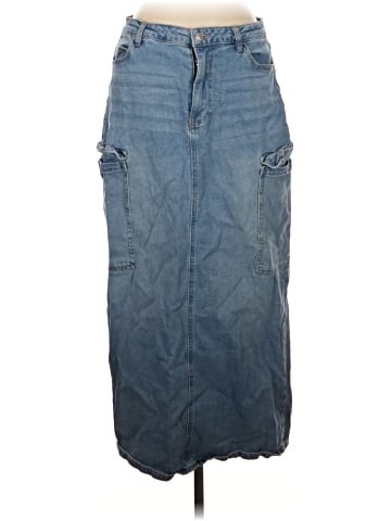 Almost Famous Denim Skirt (view 1)