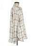 Jachs Girlfriend Plaid Ivory Long Sleeve Button-Down Shirt Size L - photo 4