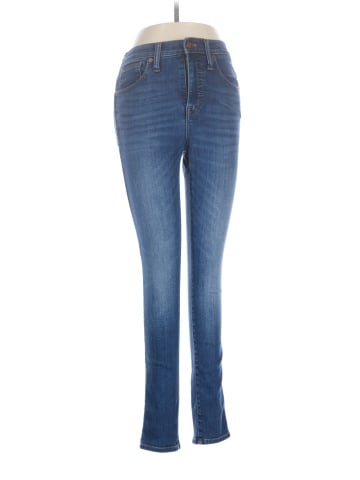 Madewell 10" High-Rise Skinny Jeans in Danny Wash: TENCEL&trade; Denim Edition (view 1)