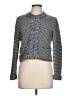 Zara Basic Tweed Blue Jacket Size L - photo 1