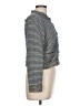 Zara Basic Tweed Blue Jacket Size L - photo 4