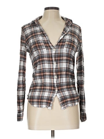 Mossimo Supply Co. Long Sleeve Blouse (view 1)