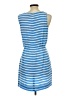 J.Crew 100% Silk Stripes Blue Casual Dress Size 10 - photo 2