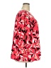 Talbots 100% Polyester Red 3/4 Sleeve Blouse Size 3X - photo 4