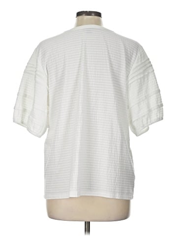 Ann Taylor Short Sleeve Blouse (view 2)