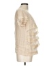 J.Crew 100% Polyester Ivory Short Sleeve Blouse Size 12 - photo 4