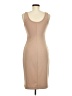 Express Solid Tan Cocktail Dress Size M - photo 2