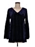 Karen Kane Blue Long Sleeve Blouse Size M - photo 1