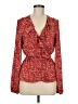 Max Studio 100% Polyester Red Long Sleeve Blouse Size M - photo 1
