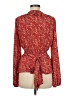 Max Studio 100% Polyester Red Long Sleeve Blouse Size M - photo 2