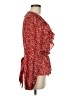 Max Studio 100% Polyester Red Long Sleeve Blouse Size M - photo 4