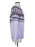 Lands' End Chevron-herringbone Purple Pullover Sweater Size S - photo 4