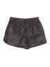 Avec Les Filles Metallic Silver Athletic Shorts Size M - photo 2