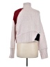 Zara Color Block White Pullover Sweater Size M - photo 2