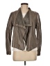 Saks Fifth Avenue 100% Polyurethane Gray Jacket Size M - photo 1