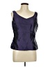 Etcetera 100% Silk Purple Sleeveless Silk Top Size 12 - photo 1