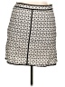 Talbots 100% Cotton Graphic Gray Casual Skirt Size 16 - photo 1
