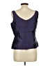 Etcetera 100% Silk Purple Sleeveless Silk Top Size 12 - photo 2