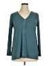 Soft Surroundings Teal Long Sleeve Top Size XL - photo 1