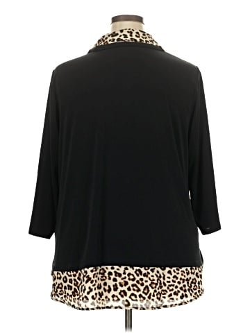 Adrianna Papell 3/4 Sleeve Blouse (view 2)