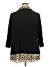Adrianna Papell Animal Print Black 3/4 Sleeve Blouse Size 2X - photo 2