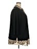 Adrianna Papell Animal Print Black 3/4 Sleeve Blouse Size 2X - photo 4