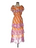 Rhode 100% Viscose Orange Casual Dress Size L - photo 1