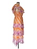 Rhode 100% Viscose Orange Casual Dress Size L - photo 4