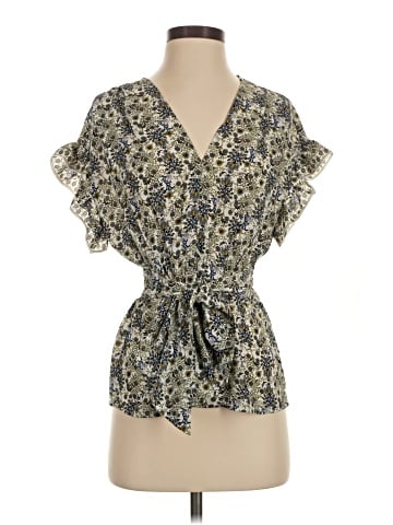 Max Studio Short Sleeve Blouse (view 1)