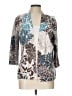 Christopher & Banks Print Brown Silver Cardigan Size L - photo 1