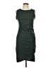 Leith Solid Green Casual Dress Size L - photo 1