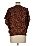Chico's 100% Polyester Animal Print Orange Kimono Size Lg (2) - photo 2