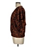 Chico's 100% Polyester Animal Print Orange Kimono Size Lg (2) - photo 5