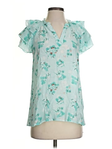 NANETTE Nanette Lepore Short Sleeve Blouse (view 1)