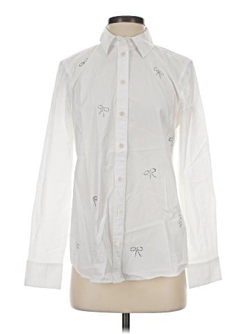 J.Crew Factory Store Long Sleeve Button-Down Shirt (view 1)