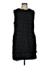 Walter Baker 100% Polyester Tweed Black Cocktail Dress Size 12 - photo 1