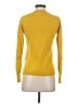 J.Crew 100% Cashmere Stars Yellow Cashmere Pullover Sweater Size S - photo 2