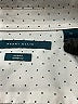 Perry Ellis 100% Polyester Polka Dots Ivory Short Sleeve Blouse Size M - photo 7