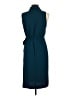 Calvin Klein 100% Polyester Solid Teal Casual Dress Size 10 - photo 2