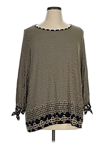 Max Studio 3/4 Sleeve Blouse (view 1)