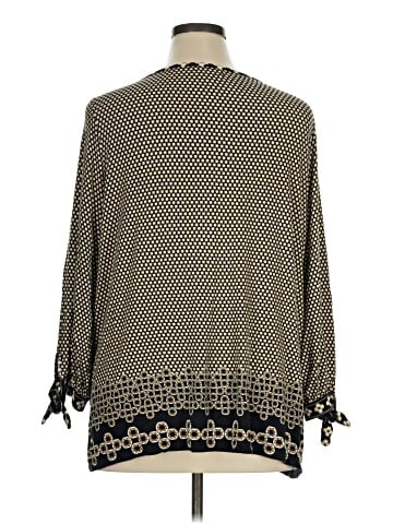 Max Studio 3/4 Sleeve Blouse (view 2)