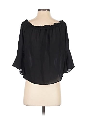 J.Crew 3/4 Sleeve Silk Top (view 2)