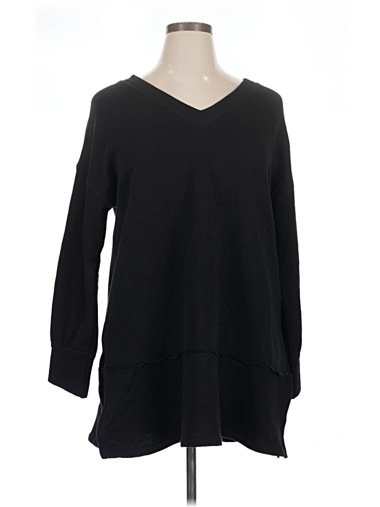 Caslon Pullover Sweater In Black