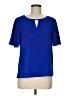 Shein Blue Short Sleeve T-Shirt Size 6 - photo 1