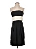BCBGMAXAZRIA 100% Polyester Color Block Black Cocktail Dress Size 2 - photo 1