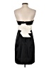 BCBGMAXAZRIA 100% Polyester Color Block Black Cocktail Dress Size 2 - photo 2